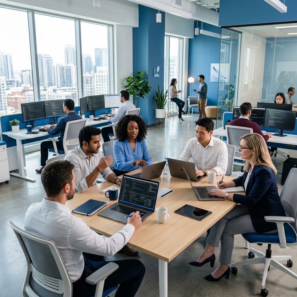 AKASHTECH team at work